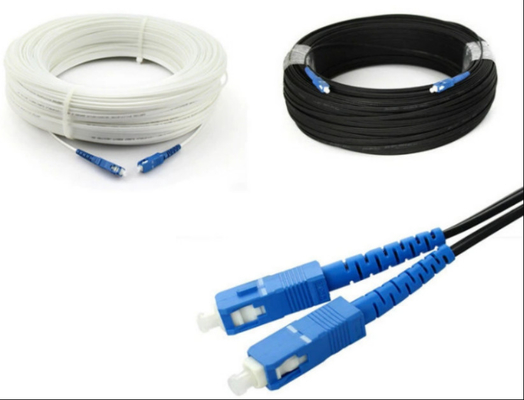 2mm 3mm SC UPC থেকে SC APC প্যাচ কর্ড G657A SX ডুপ্লেক্স ফাইবার অপটিক